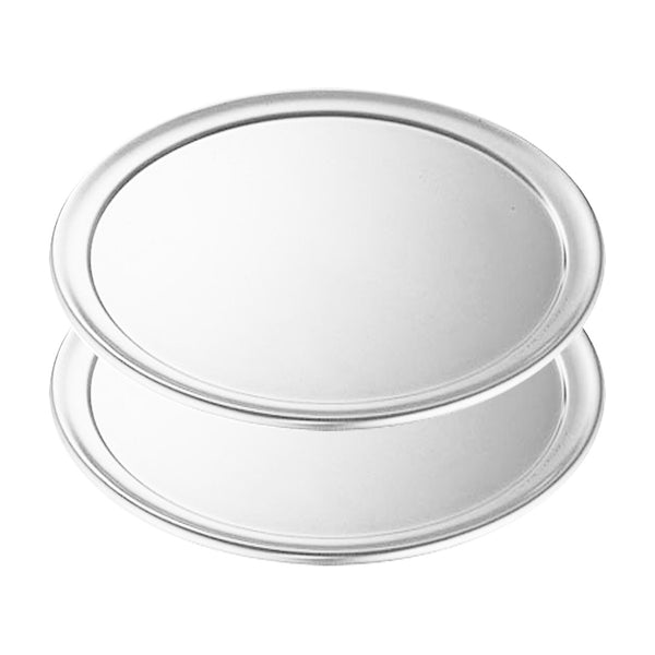 2X 11-inch Round Aluminum Steel Pizza Tray Home Oven Baking Plate Pan