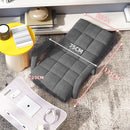 4X Foldable Lounge Cushion Adjustable Floor Lazy Recliner Chair with Armrest Grey