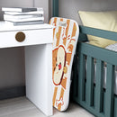 Cute Dog Design Portable Bed Table Adjustable Foldable Bed Sofa Study Table Laptop Mini Desk with Drawer and Cup Slot Home Decor