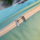 120cm Light Blue Princess Bed Pillow Headboard Backrest Bedside Tatami Sofa Cushion with Ruffle Lace Home Decor