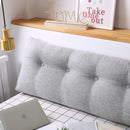 2X 180cm Silver Triangular Wedge Bed Pillow Headboard Backrest Bedside Tatami Cushion Home Decor