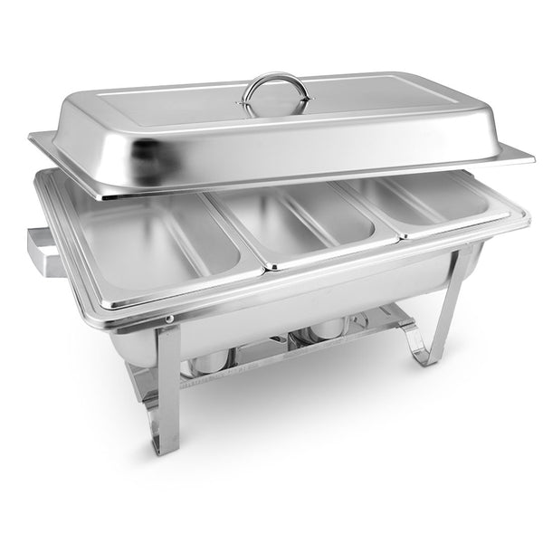 3L Triple Tray Stainless Steel Chafing Food Warmer Catering Dish