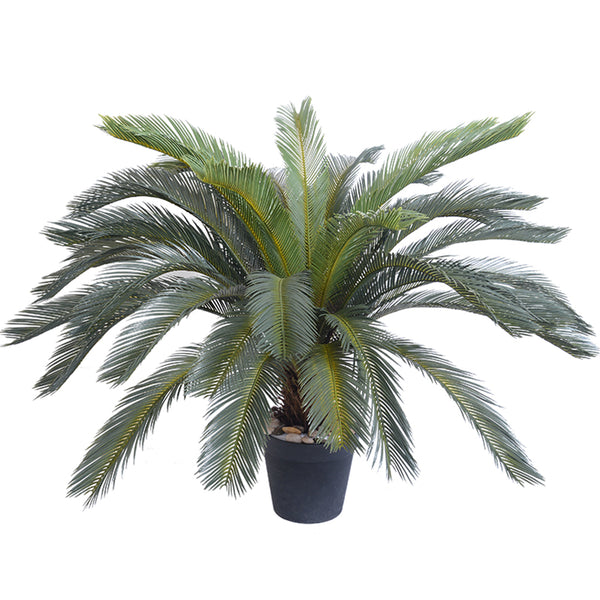 125cm Artificial Indoor Cycas Revoluta Cycad Sago Palm Fake Decoration Tree Pot Plant