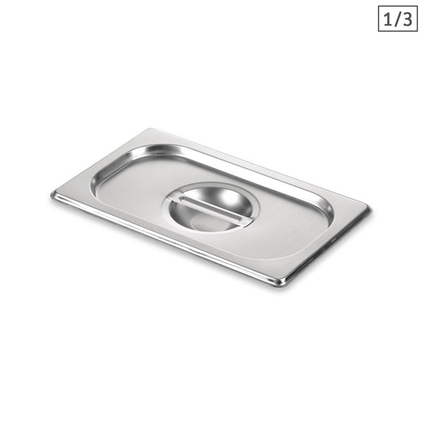 Gastronorm GN Pan Lid Full Size 1/3 Stainless Steel Tray Top Cover