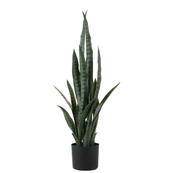 97cm Artificial Indoor Snake Sansevieria Plant Fake Decoration Tree Flower Pot