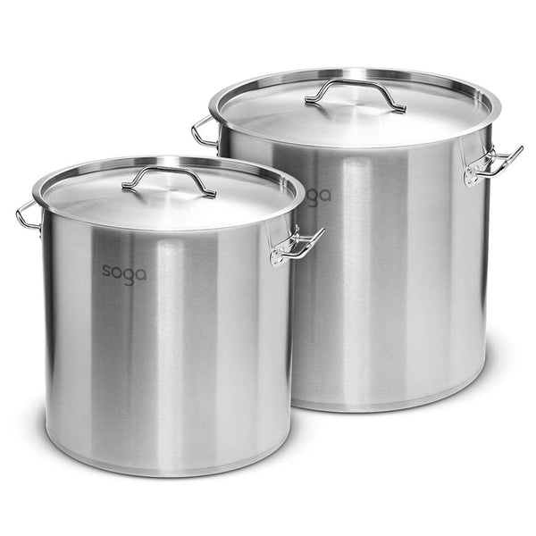 Stock Pot 17L 33L Top Grade Thick Stainless Steel Stockpot 18/10