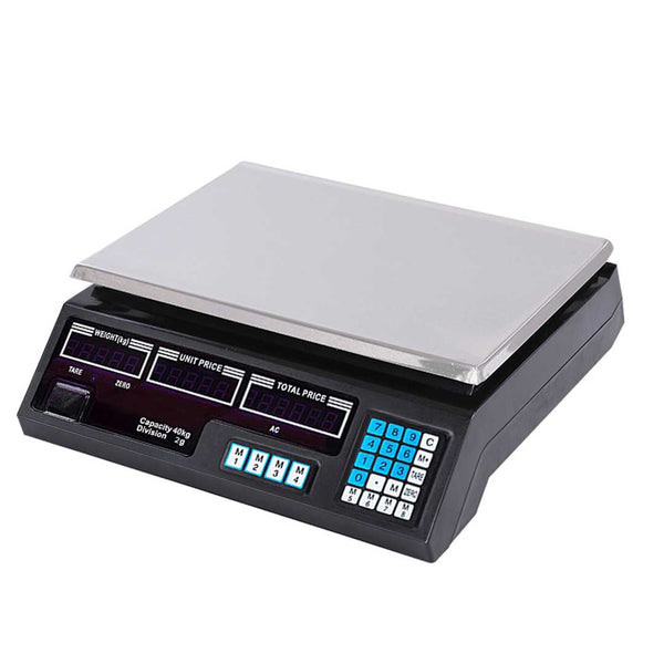 Digital Commercial Kitchen Scales Shop Electronic Weight Scale Food 40kg/5g