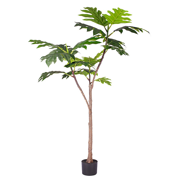 150cm Artificial Natural Green Split-Leaf Philodendron Tree Fake Tropical Indoor Plant Home Office Decor