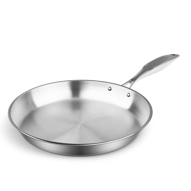 Stainless Steel Fry Pan 20cm Frying Pan Top Grade Induction Cooking FryPan