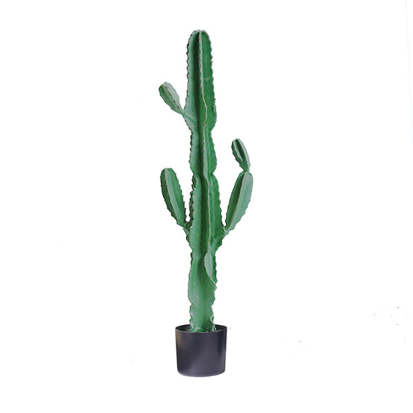 120cm Green Artificial Indoor Cactus Tree Fake Plant Simulation Decorative 6 Heads