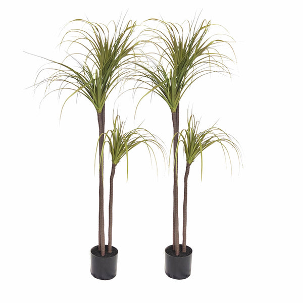 2X 145cm Green Artificial Indoor Dragon Blood Tree Fake Plant Decorative
