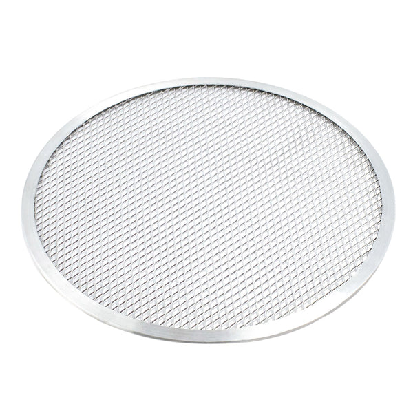 8-inch Round Seamless Aluminium Nonstick Commercial Grade Pizza Screen Baking Pan