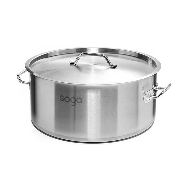 Stock Pot 9Lt Top Grade Thick Stainless Steel Stockpot 18/10 RRP