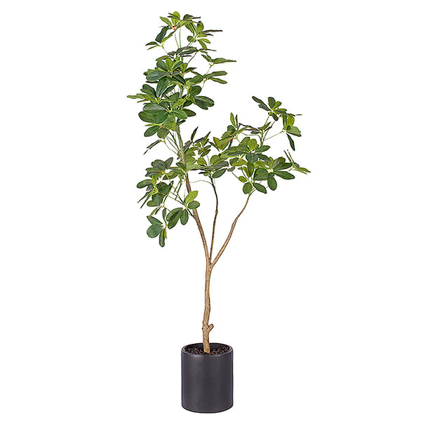 160cm Artificial Natural Green Schefflera Dwarf Umbrella Tree Fake Tropical Indoor Plant Home Office Decor