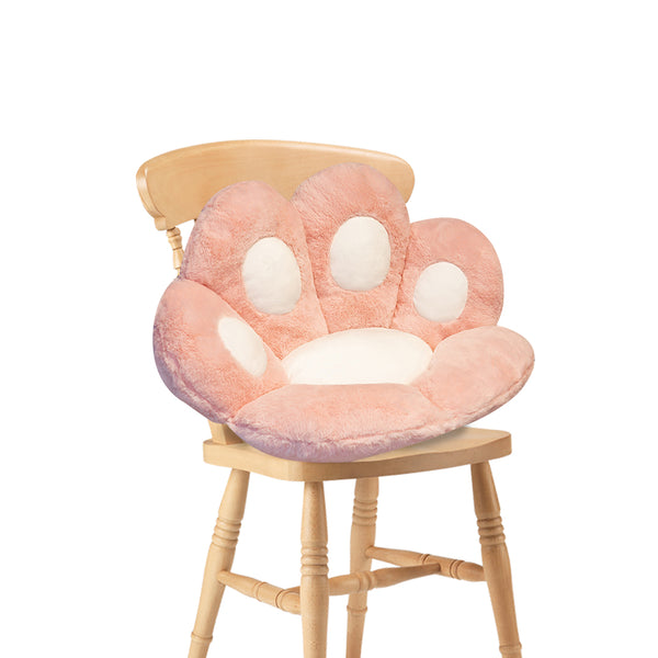 70cm Pink Paw Shape Cushion Warm Lazy Sofa Decorative Pillow Backseat Plush Mat Home Decor