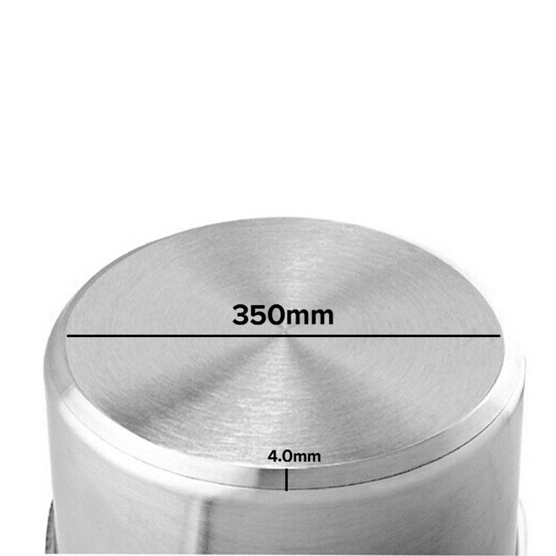 Stock Pot 33L Top Grade Thick Stainless Steel Stockpot 18/10 Without Lid