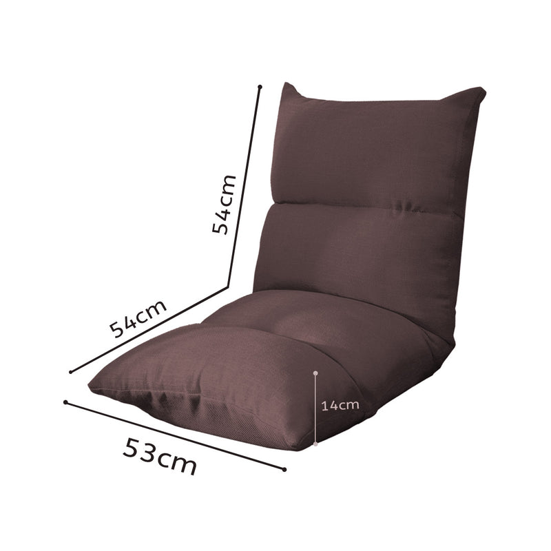 Lounge Floor Recliner Adjustable Lazy Sofa Bed Folding Game Chair Coffee