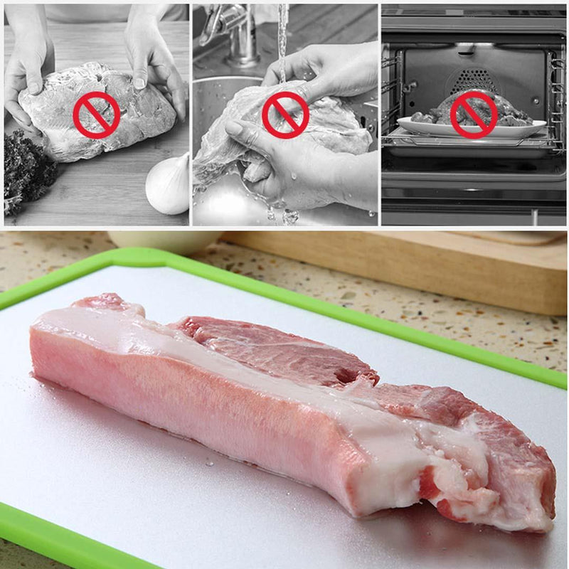 Kitchen Fast Defrosting Tray The Safest Way to Defrost Meat or Frozen Food