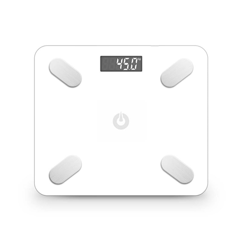 Wireless Bluetooth Digital Body Fat Scale Bathroom Weighing Scales Health Analyzer Weight White