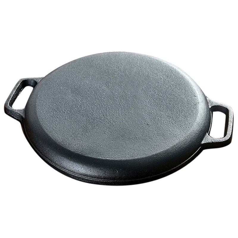 Cast Iron 30cm Frying Pan Skillet Coating Steak Sizzle Platter