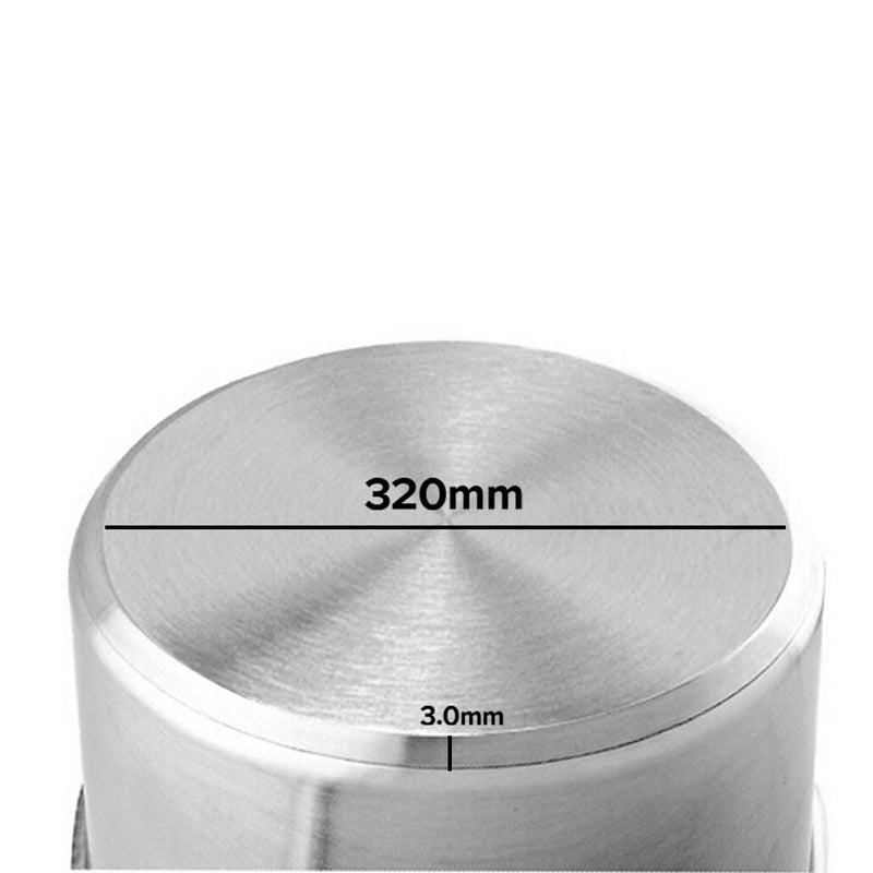 Stock Pot 25L Top Grade Thick Stainless Steel Stockpot 18/10 Without Lid