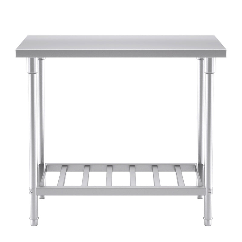 100*70*85cm Commercial Catering Kitchen Stainless Steel Prep Work Bench