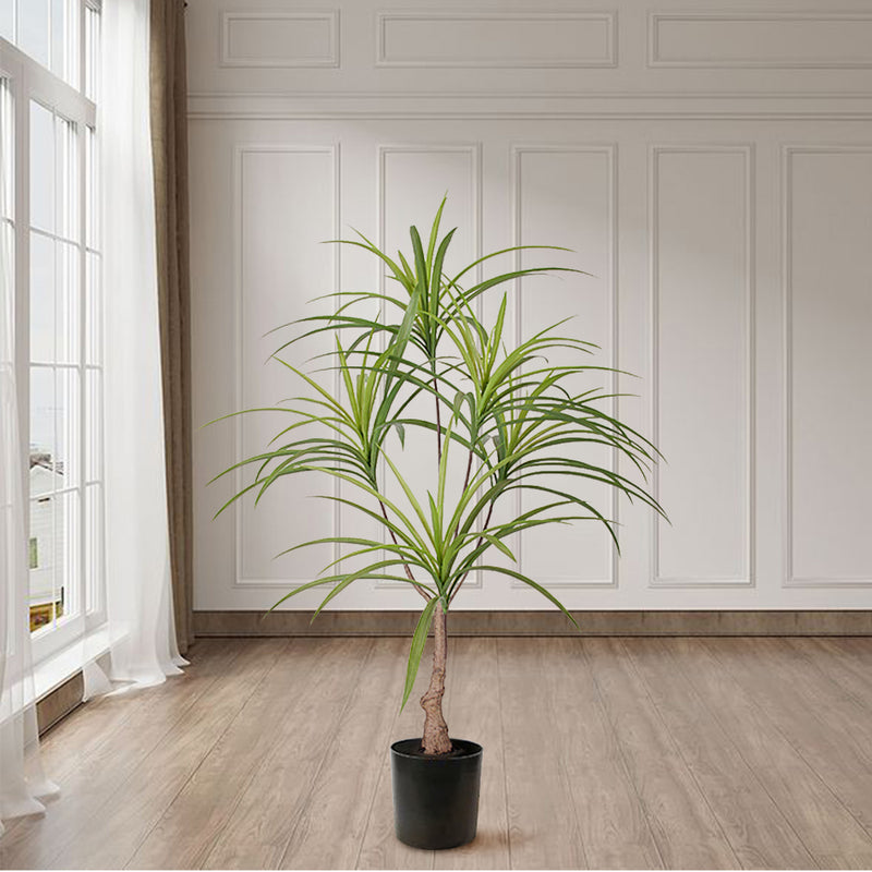 90cm Artificial Natural Green Dracaena Dragon Tree Fake Tropical Indoor Plant Home Office Decor