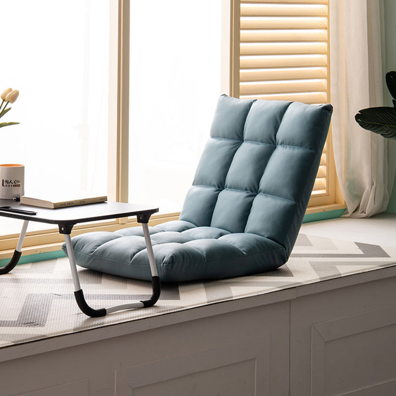 4X Green Lounge Floor Recliner Adjustable Gaming Sofa Bed Foldable Indoor Outdoor Backrest Seat Home Office Decor