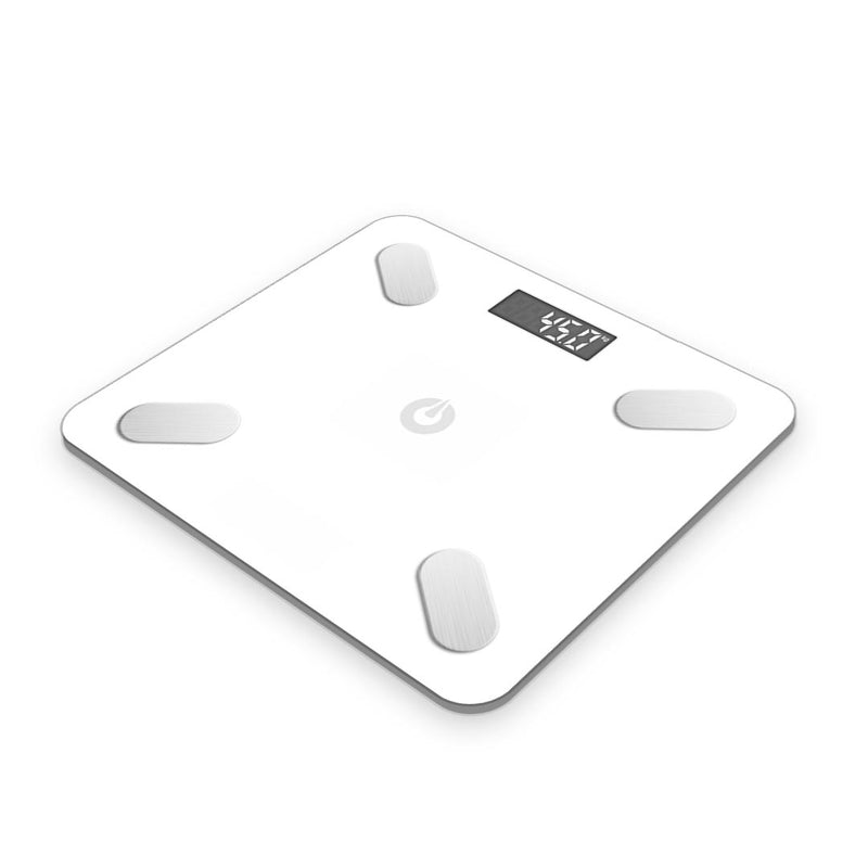 Wireless Bluetooth Digital Body Fat Scale Bathroom Weighing Scales Health Analyzer Weight White