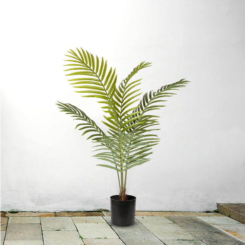 120cm Green Artificial Indoor Rogue Areca Palm Tree Fake Tropical Plant Home Office Decor