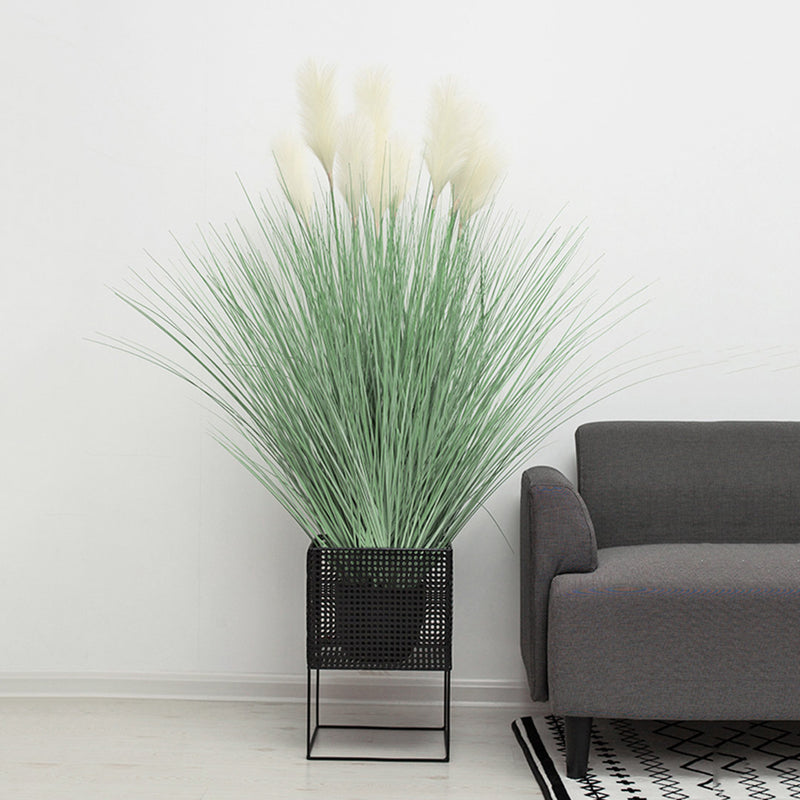 137cm Green Artificial Indoor Potted Bulrush Grass Tree Fake Plant Simulation Decorative