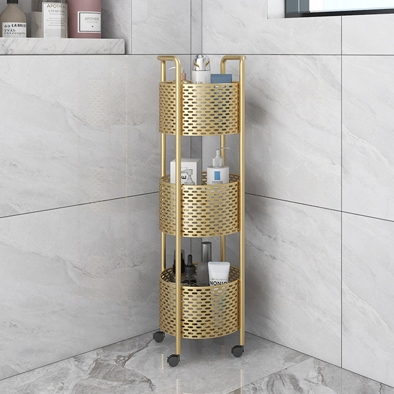 3 Tier Bathroom Shelf Multifunctional Storage Display Rack Organiser with wheels