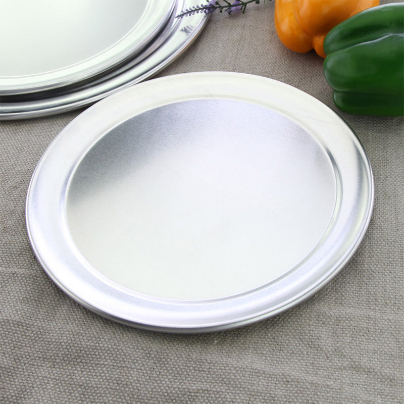 9-inch Round Aluminum Steel Pizza Tray Home Oven Baking Plate Pan