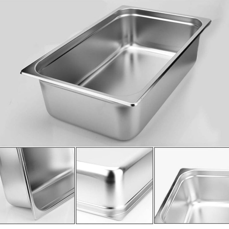 Gastronorm GN Pan Full Size 1/1 GN Pan 15cm Deep Stainless Steel Tray With Lid