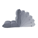 4X Lounge Floor Recliner Adjustable Lazy Sofa Bed Folding Game Chair Grey