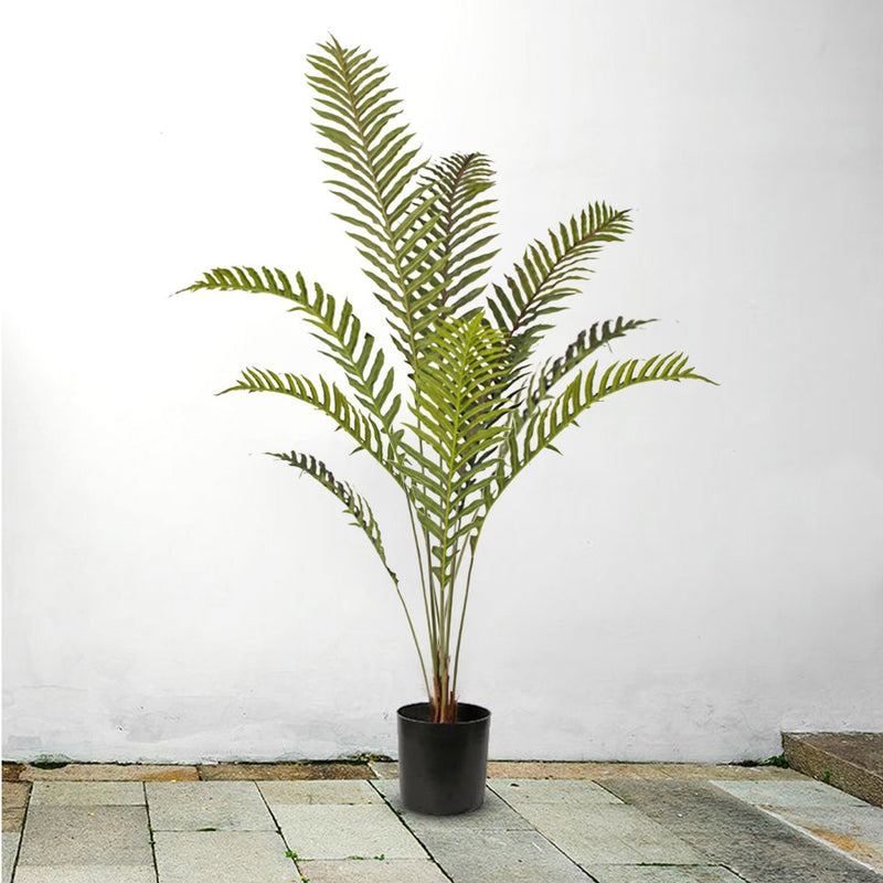 160cm Green Artificial Indoor Rogue Areca Palm Tree Fake Tropical Plant Home Office Decor