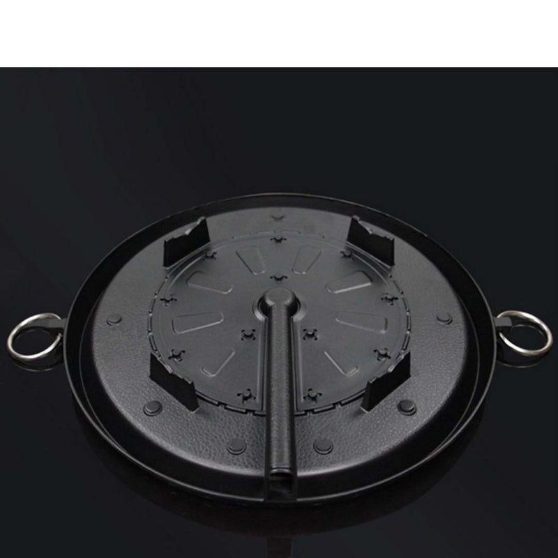 Portable Korean BBQ Butane Gas Stove Stone Grill Plate Non Stick Coated Round