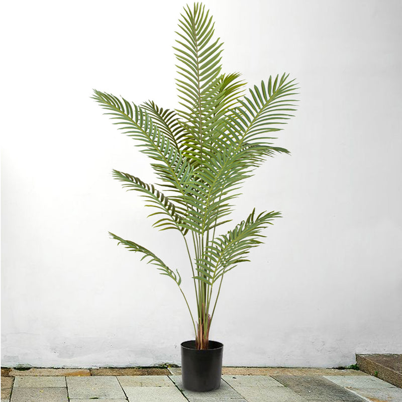 210cm Green Artificial Indoor Rogue Areca Palm Tree Fake Tropical Plant Home Office Decor