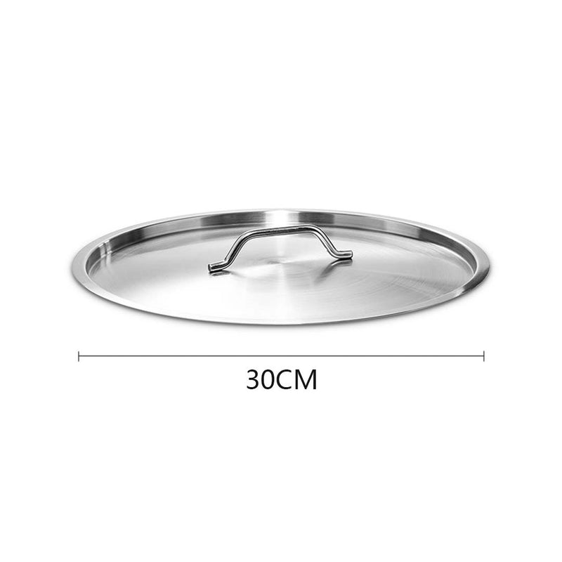 30cm Top Grade Stockpot Lid Stainless Steel Stock pot Cover