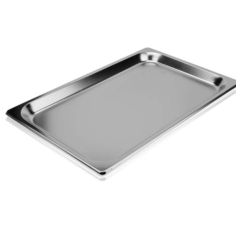 Gastronorm GN Pan Full Size 1/1 GN Pan 6.5cm Deep Stainless Steel Tray With Lid