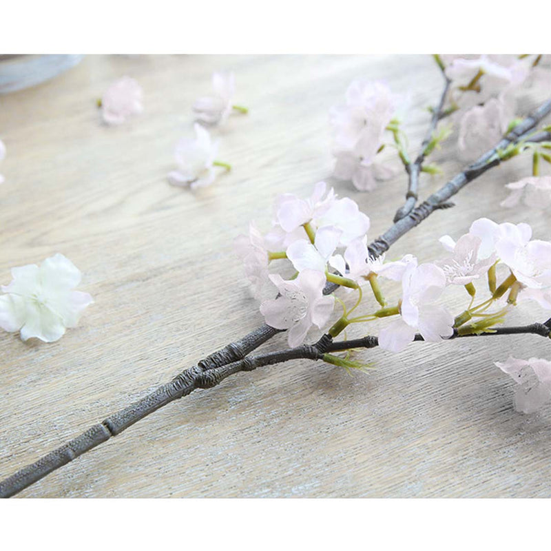 10X Artificial Silk Flower Fake Cherry Blossom Bouquet Table Decor White