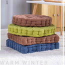 2X Coffee Round Cushion Soft Leaning Plush Backrest Throw Seat Pillow Home Office Decor