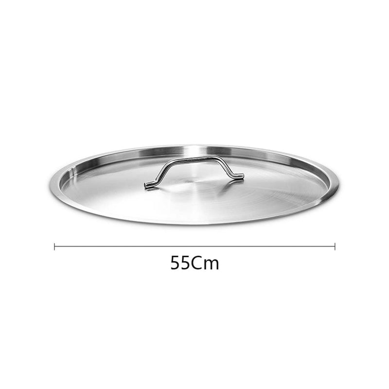 55cm Top Grade Stockpot Lid Stainless Steel Stock pot Cover
