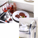 2 Tier 85x45x90cm Stainless Steel Kitchen Dining Food Cart Trolley Utility Medium