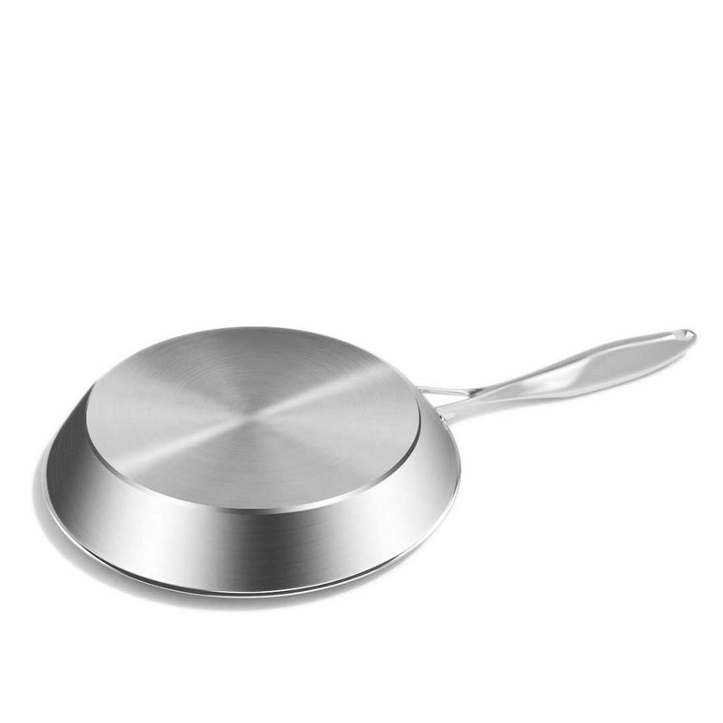 Stainless Steel Fry Pan 24cm 36cm Frying Pan Top Grade Induction Cooking