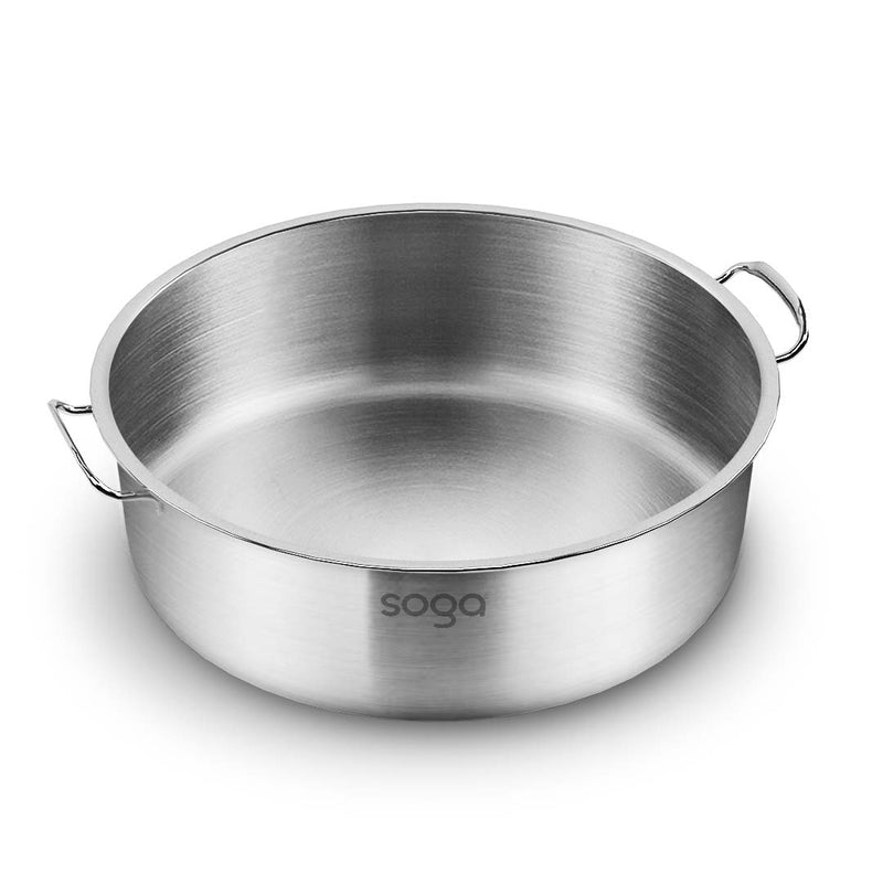 Stainless Steel 32cm Casserole With Lid Induction Cookware