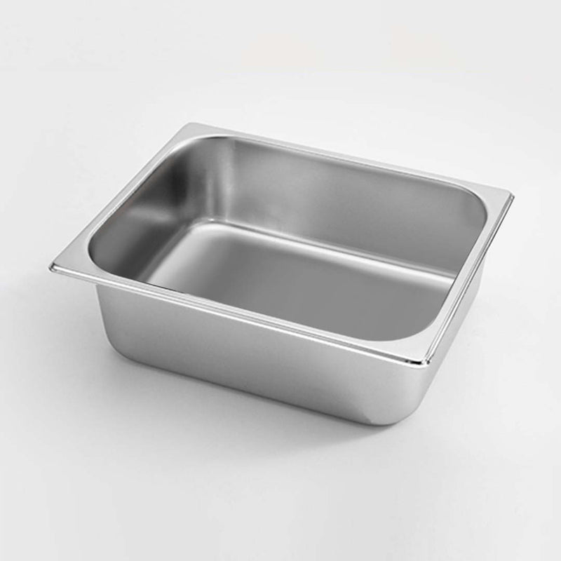 Gastronorm GN Pan Full Size 1/2 GN Pan 10cm Deep Stainless Steel Tray With Lid