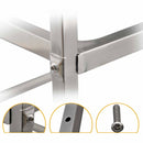 2 Tier 85x45x90cm Stainless Steel Kitchen Dining Food Cart Trolley Utility Medium