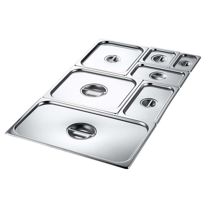 Gastronorm GN Pan Lid Full Size 1/1 Stainless Steel Tray Top Cover