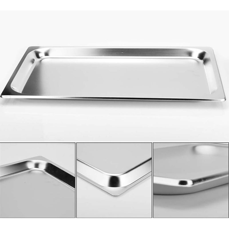 Gastronorm GN Pan Full Size 1/1 GN Pan 6.5cm Deep Stainless Steel Tray With Lid